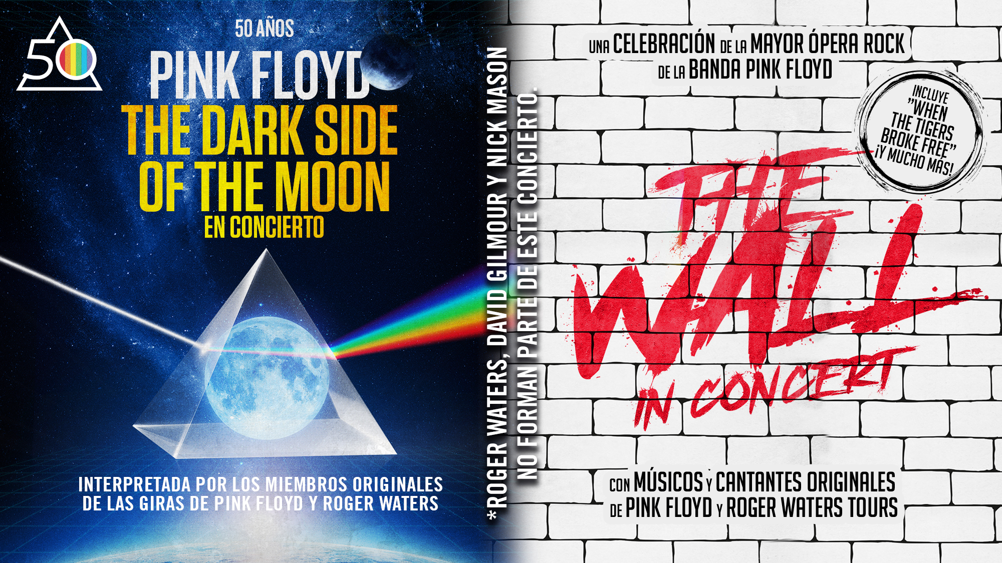 THE WALL & THE DARK SIDE OF THE MOON – IN CONCERT