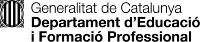 Logotip Generalitat de Catalunya. Departament d'Educació i Formació Professional